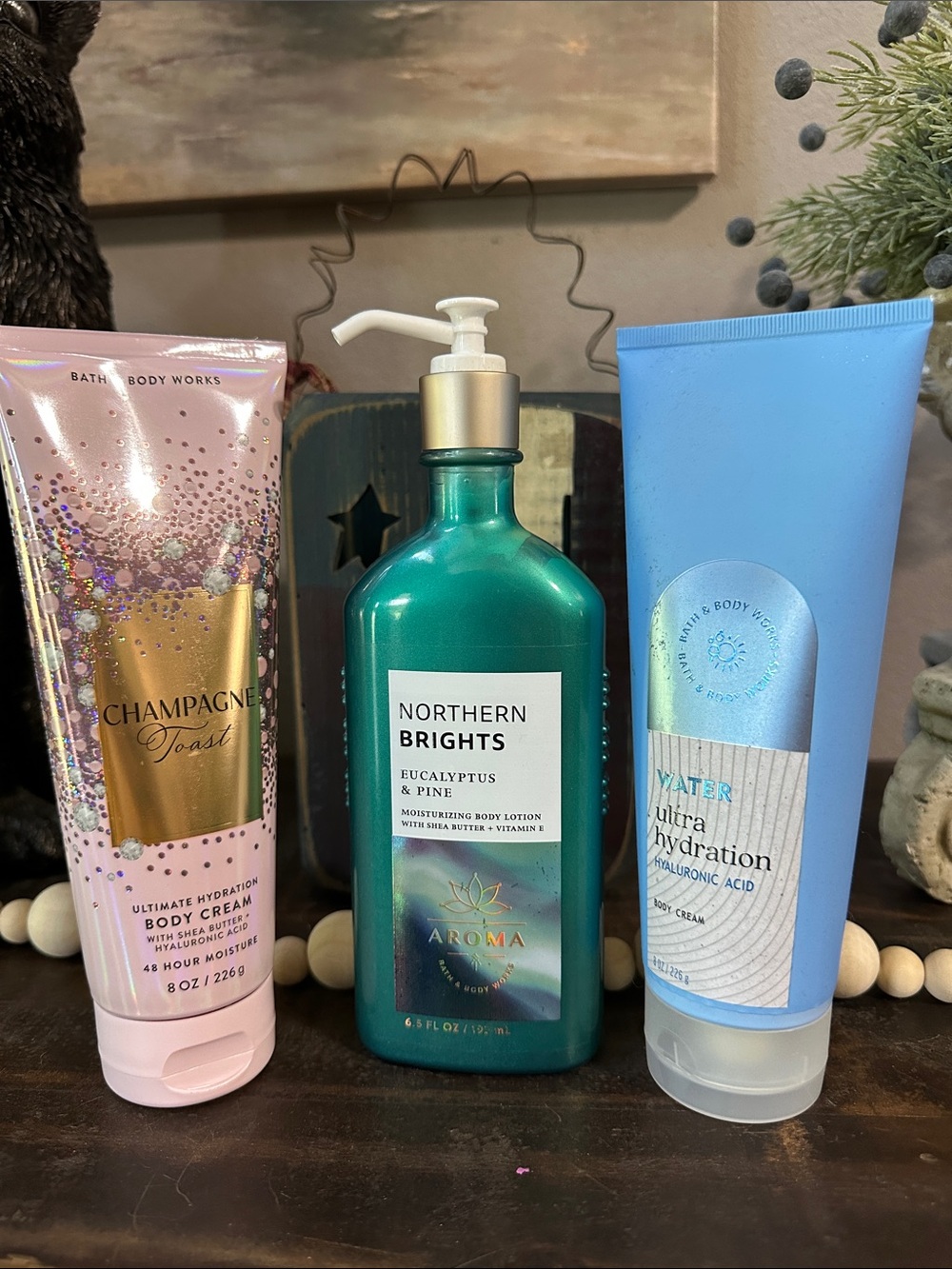 3 Brand New Bath & Body Works Lotions